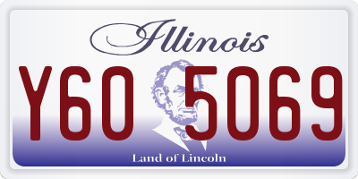 IL license plate Y605069