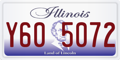 IL license plate Y605072