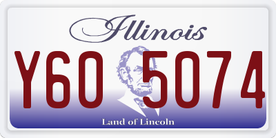 IL license plate Y605074