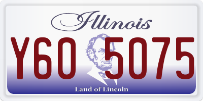 IL license plate Y605075
