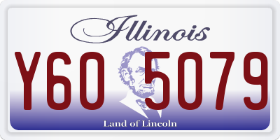 IL license plate Y605079