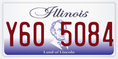 IL license plate Y605084