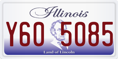 IL license plate Y605085