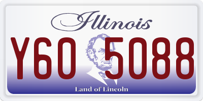 IL license plate Y605088