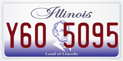 IL license plate Y605095
