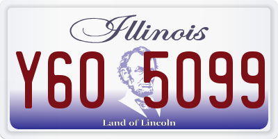 IL license plate Y605099