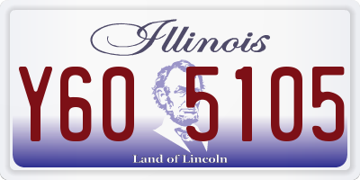 IL license plate Y605105