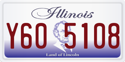 IL license plate Y605108