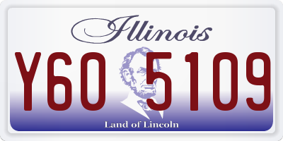 IL license plate Y605109