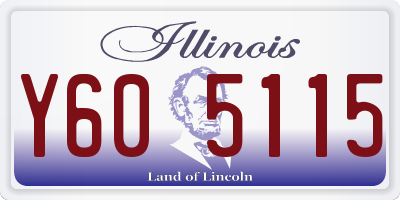 IL license plate Y605115