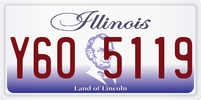 IL license plate Y605119