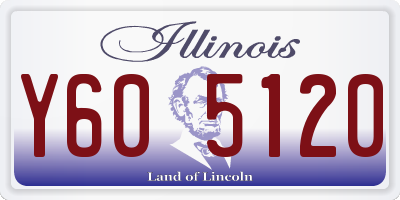 IL license plate Y605120