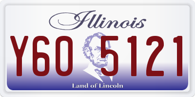 IL license plate Y605121