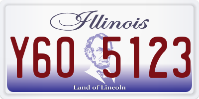 IL license plate Y605123