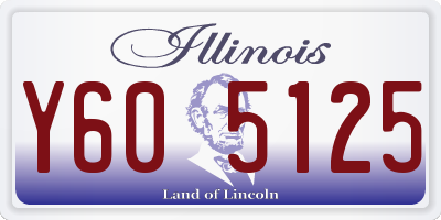IL license plate Y605125