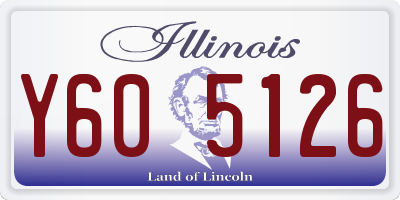 IL license plate Y605126