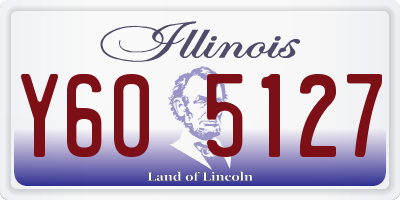 IL license plate Y605127