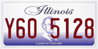 IL license plate Y605128