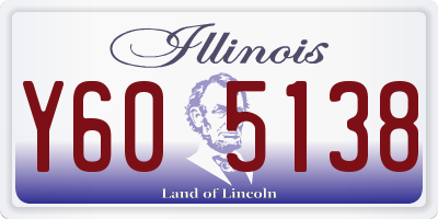 IL license plate Y605138