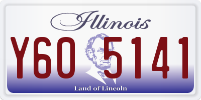 IL license plate Y605141