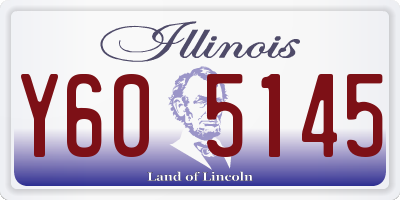 IL license plate Y605145