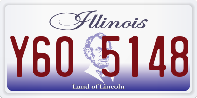 IL license plate Y605148