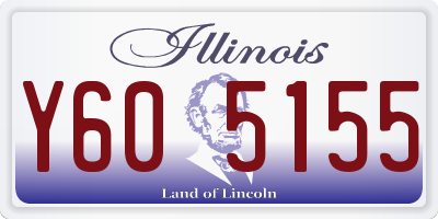 IL license plate Y605155