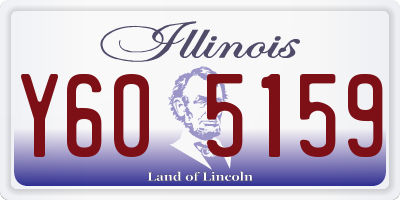 IL license plate Y605159