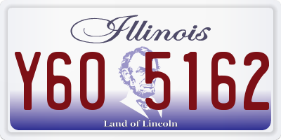 IL license plate Y605162