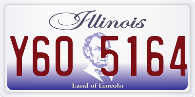 IL license plate Y605164