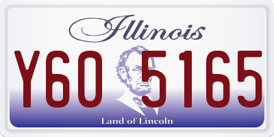 IL license plate Y605165