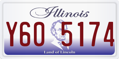 IL license plate Y605174
