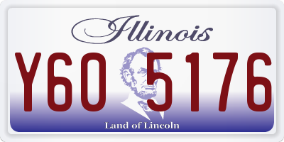 IL license plate Y605176