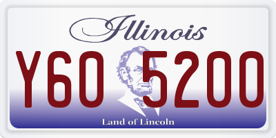 IL license plate Y605200