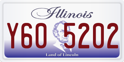 IL license plate Y605202