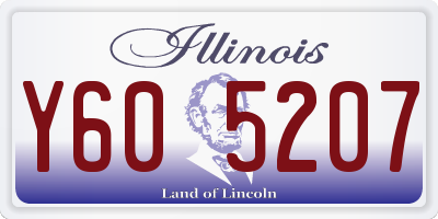 IL license plate Y605207
