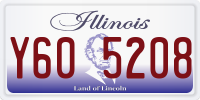 IL license plate Y605208