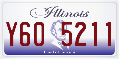 IL license plate Y605211