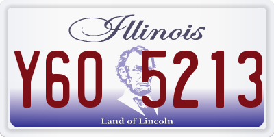 IL license plate Y605213