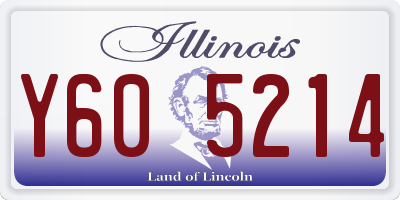 IL license plate Y605214