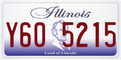 IL license plate Y605215