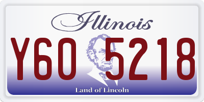 IL license plate Y605218