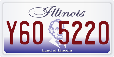IL license plate Y605220