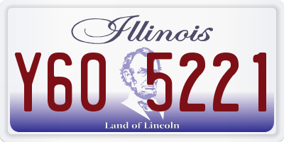 IL license plate Y605221