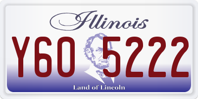 IL license plate Y605222