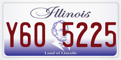 IL license plate Y605225
