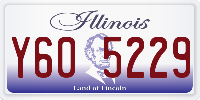 IL license plate Y605229