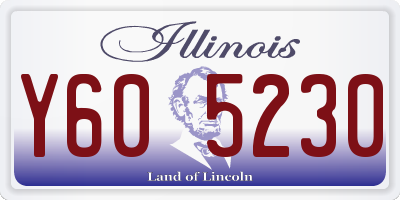 IL license plate Y605230