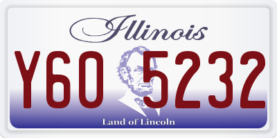 IL license plate Y605232