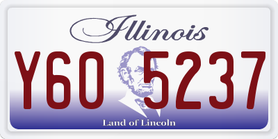 IL license plate Y605237